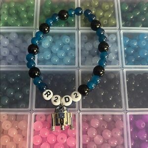 R2D2 Fandom Vibes Handcrafted Bracelet